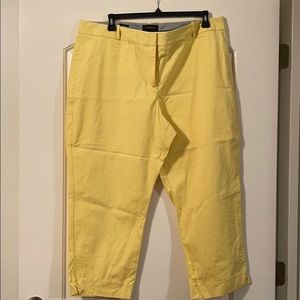 Spring Yellow Talbot Crop Pants